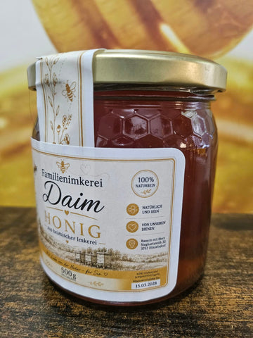 Waldhonig aus dem Waldviertel – Familienimkerei Daim, 500 g