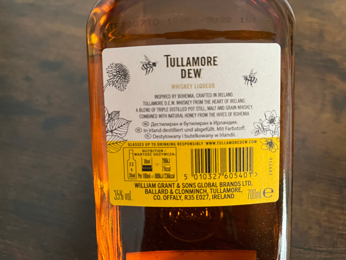 Tullamore DEW Honey aus Honig WELTHONIG lecker Liqueur Welt – aller
