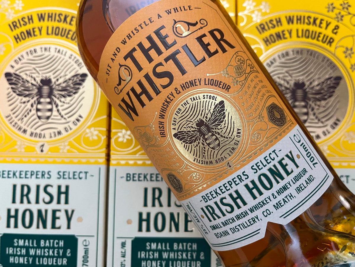 The Whistler Irish Honey Whiskey (Gift Box) WELTHONIG lecker Honig