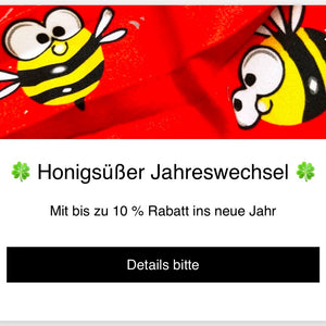 🍀 Neujahrs-Rabatt  für jede Onlinebestellung 🍀