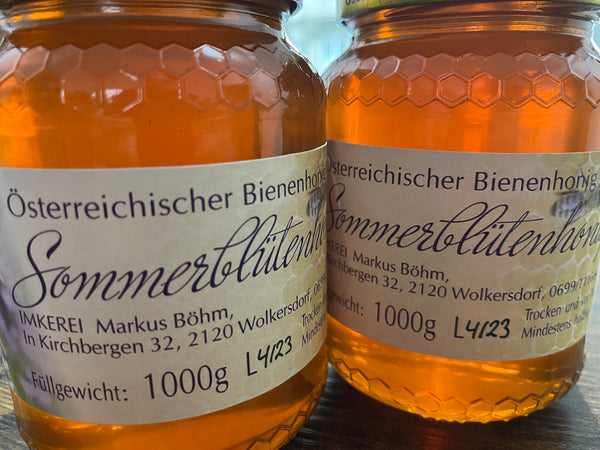 *NOUVEAU* miel biologique du Weinviertel (fleur d'été)