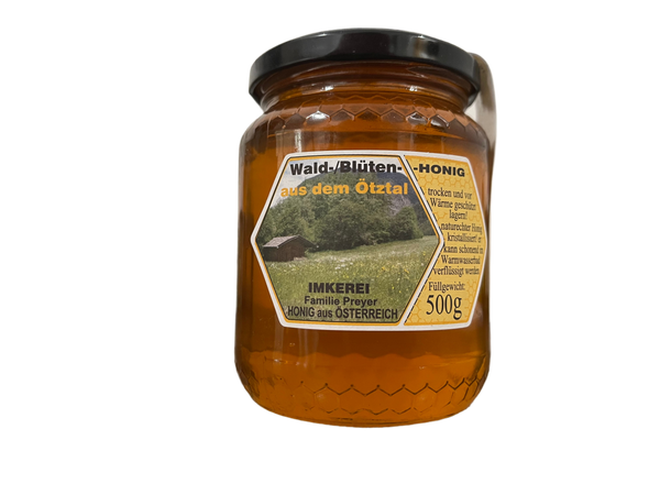 Forest blossom honey from the Kitzwald in the Ötztal