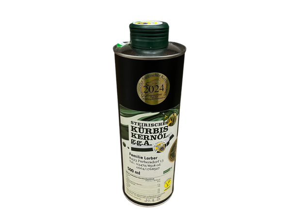 Pumpkin seed oil from Styria PGI