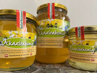 Miel d'acacia avec un label de qualité