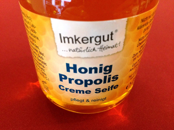 Honig Propolis Creme Seife im Spender