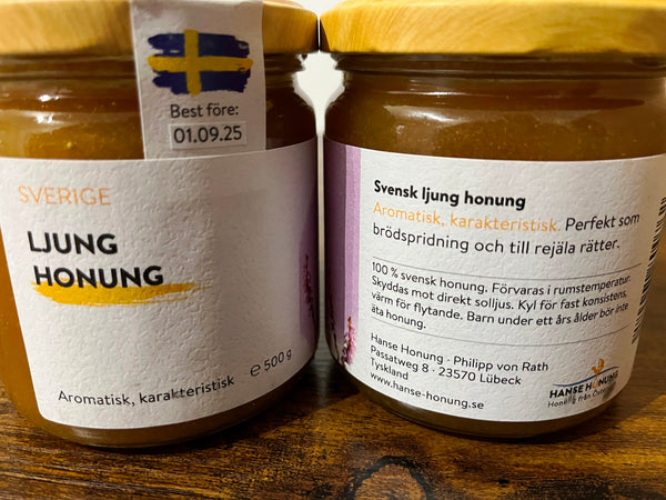 Miel de bruyère du Småland (Svensk Ljunghonung)