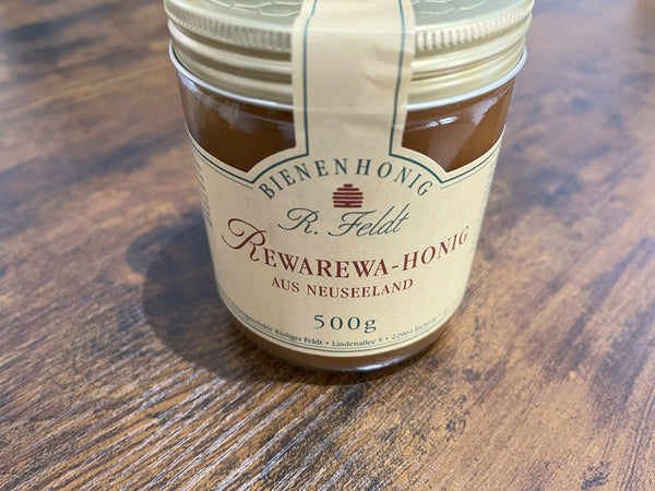 Rewarewa honey from New Zealand