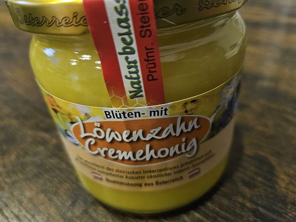 Löwenzahn-Cremehonig aus Österreich
