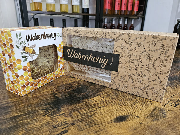 Naturwabe (Wabenhonig) vom Bioimker im Weinviertel