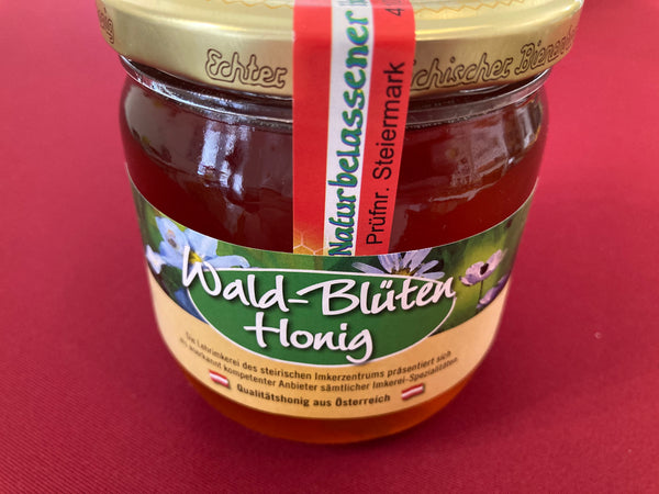 Miel de fleurs des bois avec label de qualité